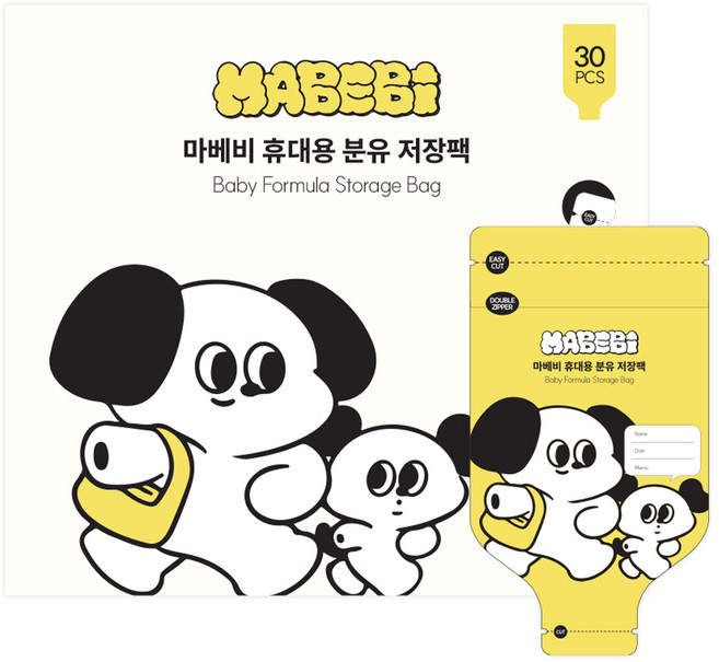 마베비 일회용 분유 저장팩 320ml, 1개, 30매