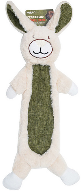 카라펫 퍼피드림 강아지 중대형견용 터그놀이 장난감 인형 00077, 토끼, 1개