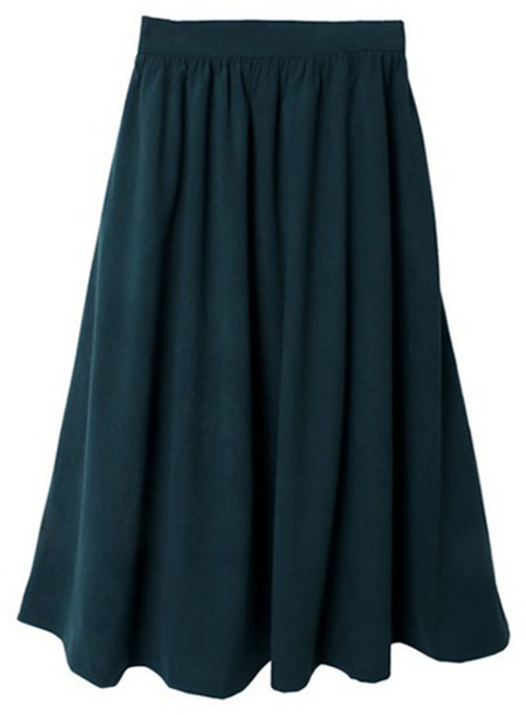 린다샵 여성용 세데에 코듀로이 뒷밴딩 플레어 롱 스커트 cpsk6753k49