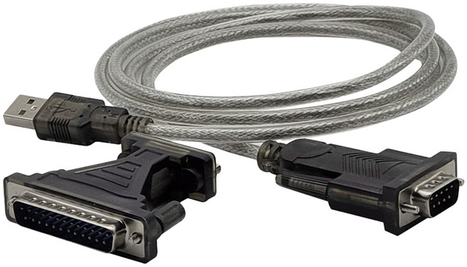 랜스타 USB 2.0 RS232 시리얼 컨버터 케이블 LS-RS925, 1개, 1.8m
