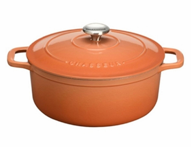 차세르 원형 꼬꼬떼 냄비, 24cm, 살몬, 1개