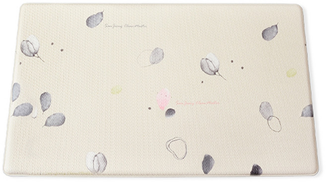 삼정크린마스터 포그니 양면 키친매트 15T, IVORY + GRAY, 1개