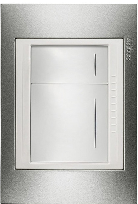 Schneider Electric 施耐德電機 Unica Plus 雙切三路全彩智慧開關 香檳灰 ABS外框, 1個