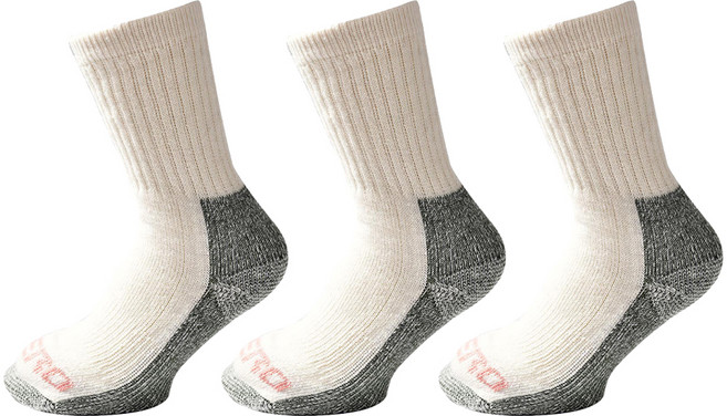 LIBERO 男女通用 Clever 全緩衝羊毛登山襪 3雙組, 1套, 灰色