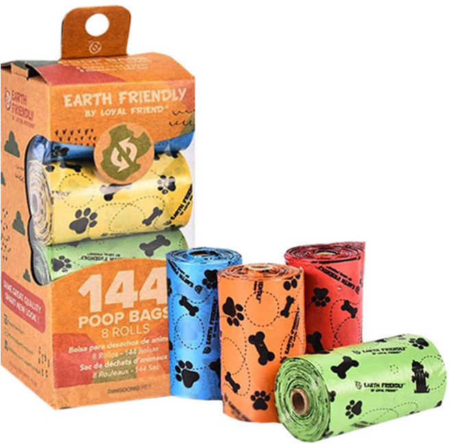 딩동펫 반려동물 도그 풉백 배변봉투, 혼합색상, 144개입, 1개