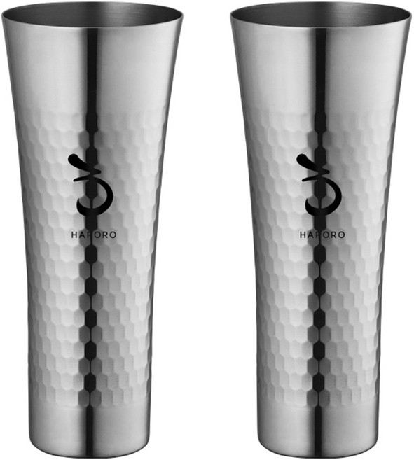 하로로 야마노 스테인 해머톤컵 460ml, 2개