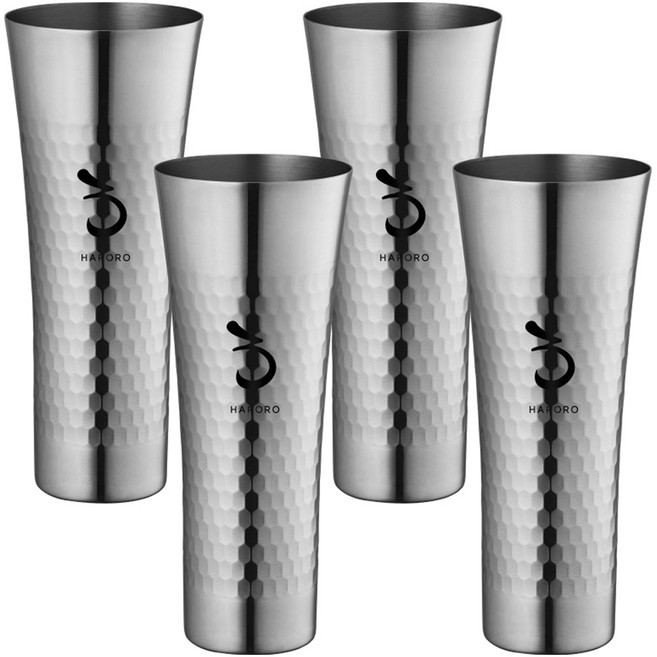 하로로 야마노 스테인 해머톤컵 460ml, 4개
