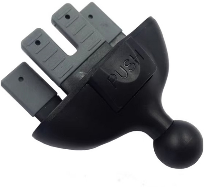 오토크루 차량용 CD슬롯 마운트 거치대 AC-T03, 1개, 블랙