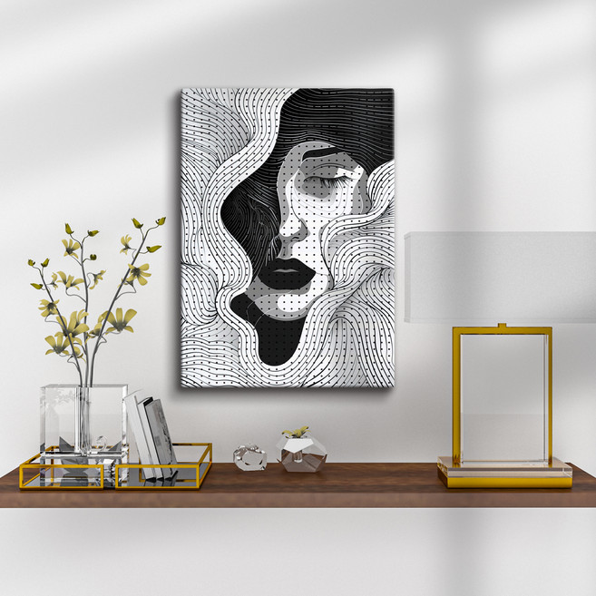 타공판닷컴 UV프린팅타공판 600 x 1000 mm, 감추어진 시선, 1개