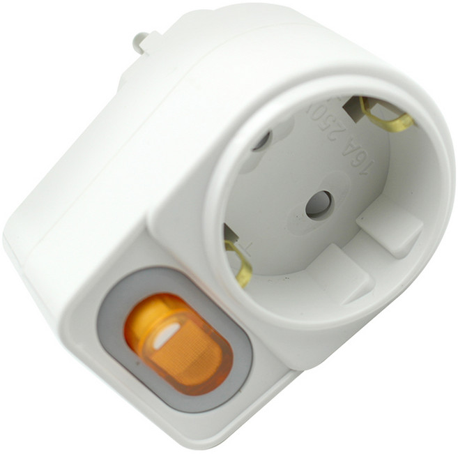 코텍스 접지 스위치 탭 1구 E-7325, 70mm, 화이트, 1개