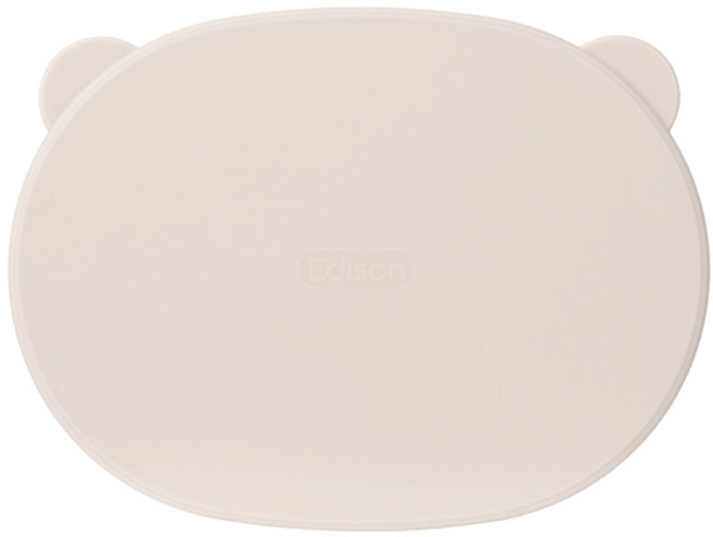 에디슨 스스로 실리콘 흡착 식판 뚜껑, 크림, 단품, 1개