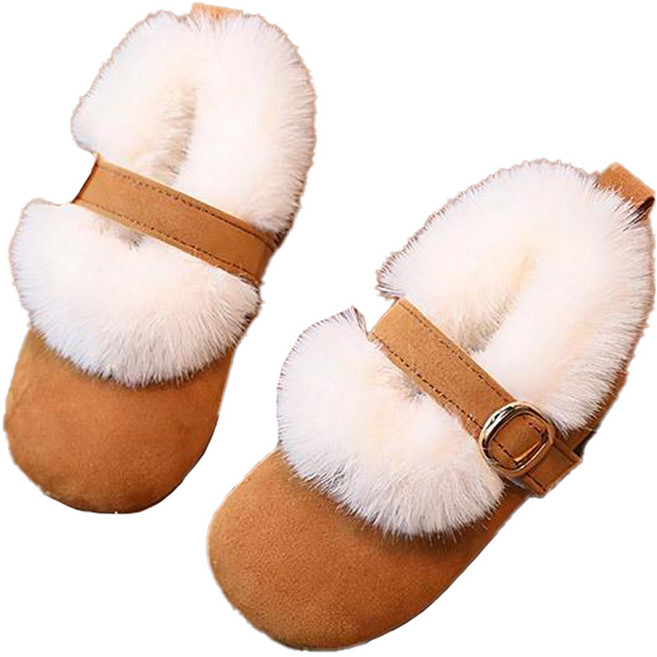 키즈트리 여아용 방한 털 단화 DZ-473