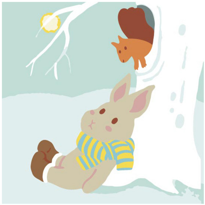 모모픽스페인팅 DIY 유화그리기 25 x 25 cm, 무슨일이야(B28), 1개