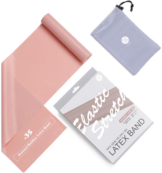 아리프 가든 라텍스 밴드, 파스텔핑크, 1개