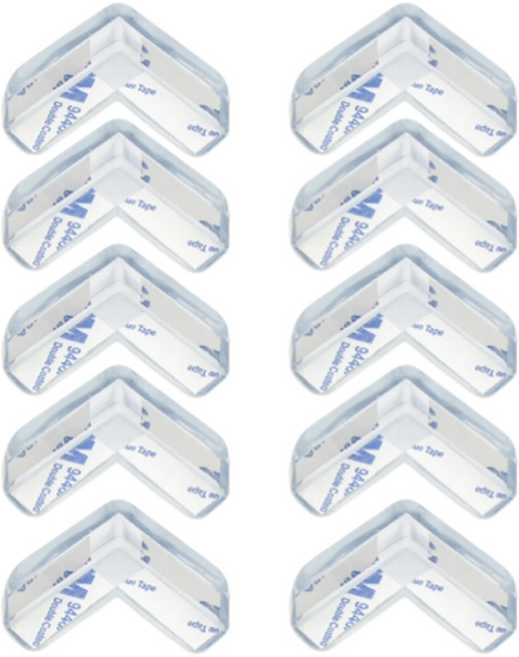 아이코어스 실리콘 모서리 보호대, 투명, 10개