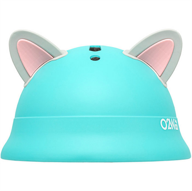 o2wheels 兒童噗噗安全帽, 1個, 薄荷綠