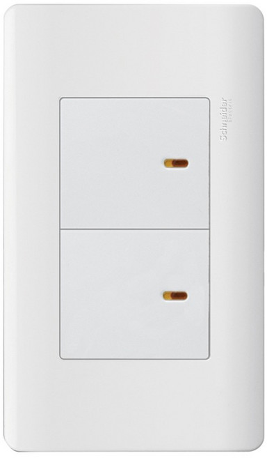 Schneider Electric 施耐德電機 ZENcelo系列 雙切三路純平開關 經典白, 1個