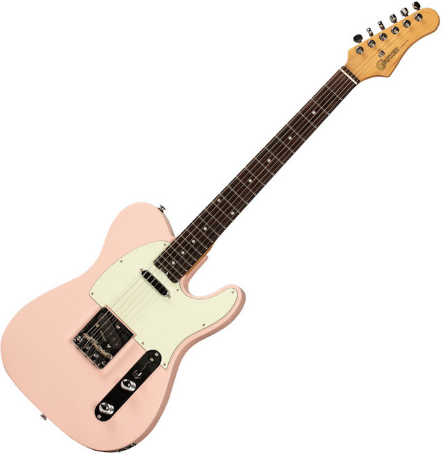 크래프터 샬롯 T 일렉기타, Seoul Pink, 1개, CRAFTER-CHARLOTTE-T-MP-SEOULPINK