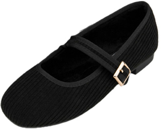 분홍코끼리 쫀득몰드창 제니 골덴 털 메리제인슈즈 1cm