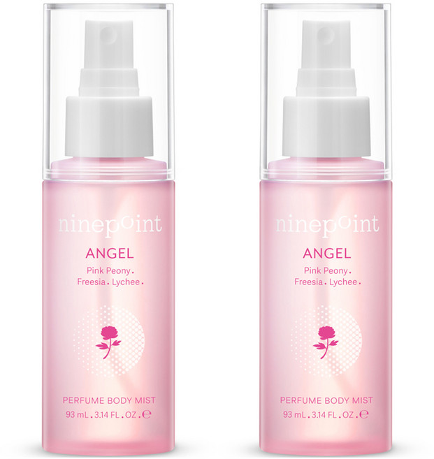 나인포인트 퍼퓸 모이스처 바디미스트 엔젤, 93ml, 2개