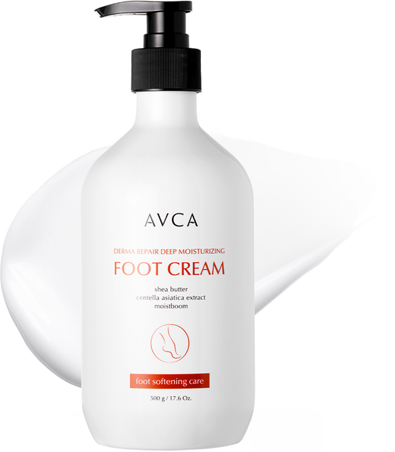 아브카 더마 리페어 고보습 각질제거 풋크림, 1개입, 1개, 500ml