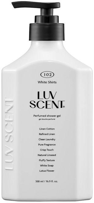 Luv Scent 香氛沐浴露 #102 White Shirts 500ml, 1瓶