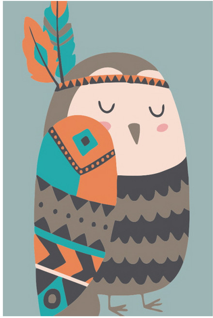 모모픽스페인팅 DIY 유화그리기 10 x 15 cm, A39 인디언 소년, 1세트