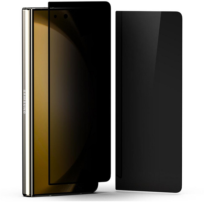 구스페리 프라이버시 180도 보호 강화유리 휴대폰 액정보호필름 2p 세트, 1세트