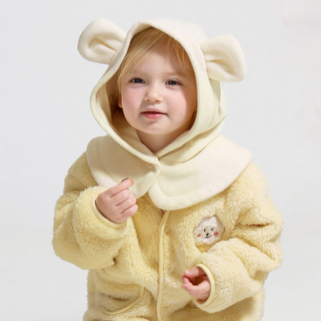 BERRYMAY 嬰幼兒 May 小熊連帽圍脖