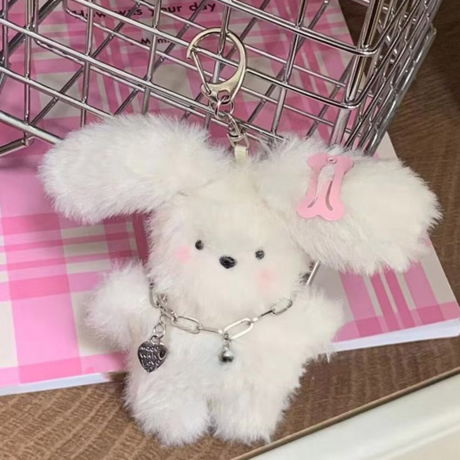 버블리데이 귀여운 복슬강아지 키링 가방장식