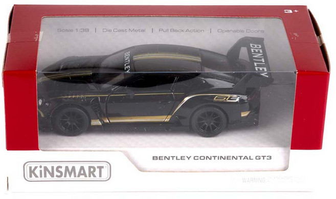 킨스마트 벤틀리 컨티넨탈 GT3 자동차 KT5417, 블랙, 1개