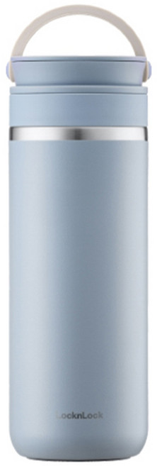 LocknLock 樂扣樂扣 都會兩用手提保溫瓶, 蔚藍色, 1個, 475ml