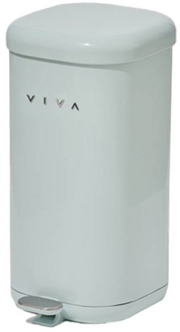 비스비바 더스텝 페달 휴지통, 파우더 블루