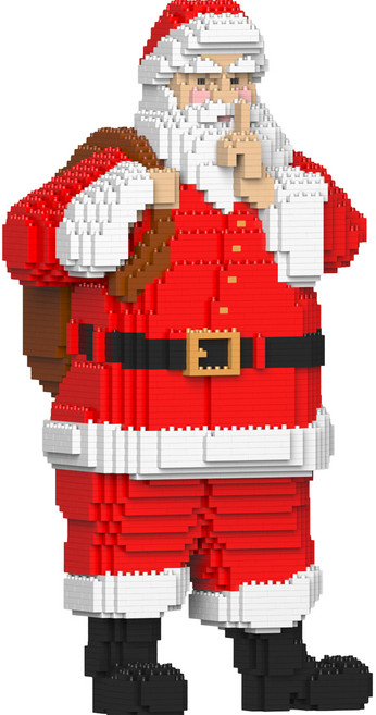 선물 든 산타 클로스 크리스마스 블럭 S, 혼합색상, 1개