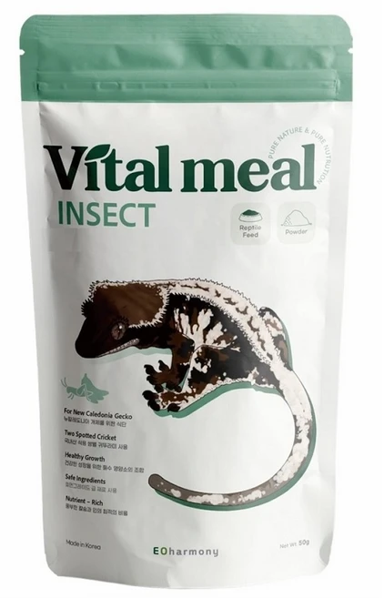 이오하모니 바이탈밀 렙타일 슈퍼푸드 인섹트 파우치 도마뱀 사료, 1개, 50g - 쿠팡