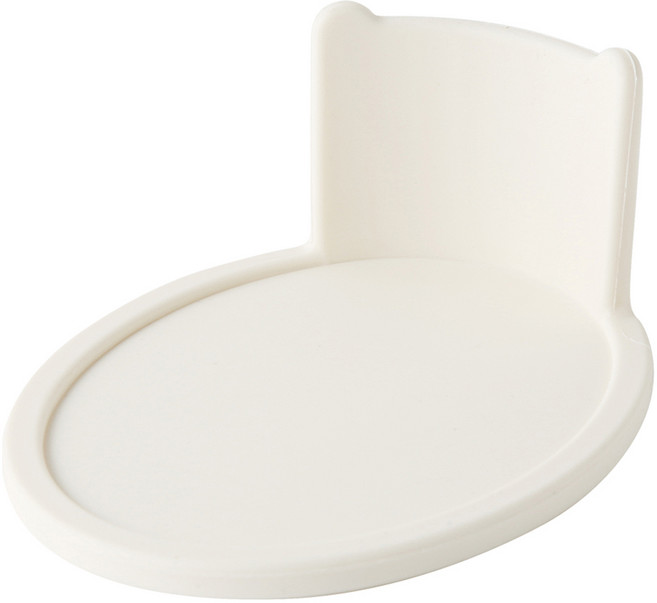 이지실리 실리콘 조리도구 국자 받침대, 화이트, 1개