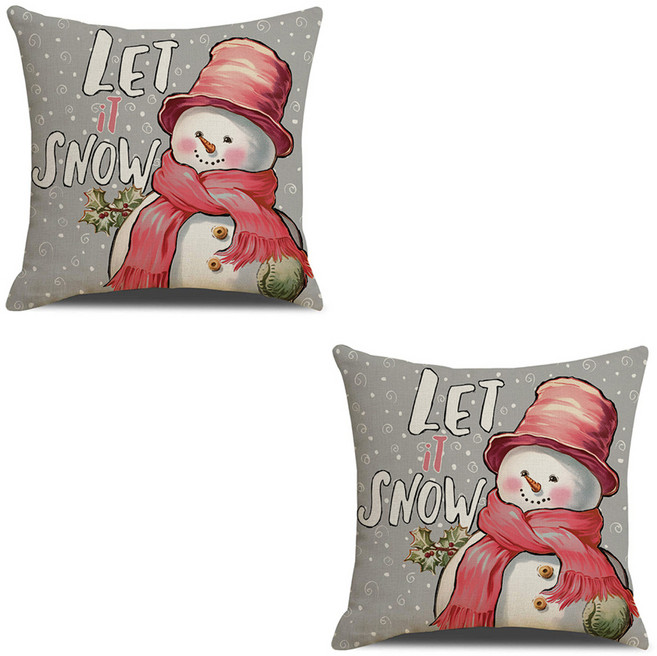 아티홈 그레이톤 크리스마스 쿠션 커버 2p