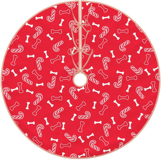 알로데 귀여운 리본 트리 스커트, 04 뼈다귀, 1개