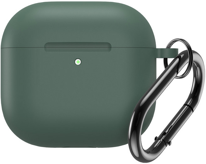 워너프 소프트 젤리 케이스, 다크그린, 에어팟4, 1개