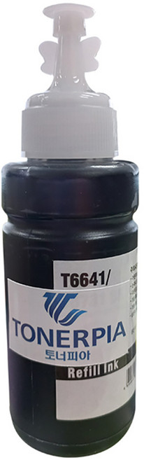 토너피아 엡손 호환 T664100, 검정, 1개