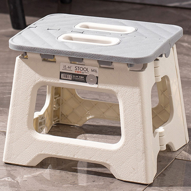 앞날창창 휴대용 접이식 간이 보조 폴딩 체어 대, 그레이, 1개