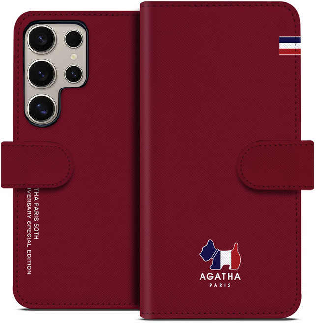 아가타 베이직 안티스키밍 가죽 다이어리 휴대폰 케이스