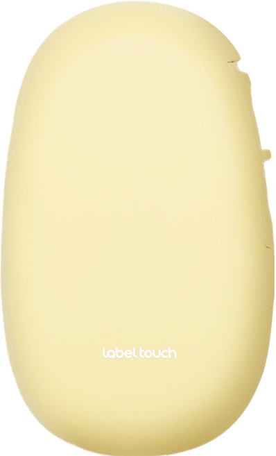 라벨터치 블루투스 마로마로 컬러 라벨프린터, 레몬크림, 1개