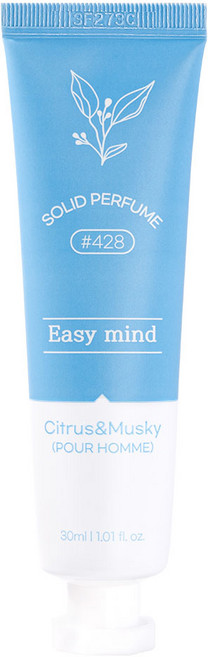 EasyMind 固體香水 428 柑橘&麝香, 1個, 30ml