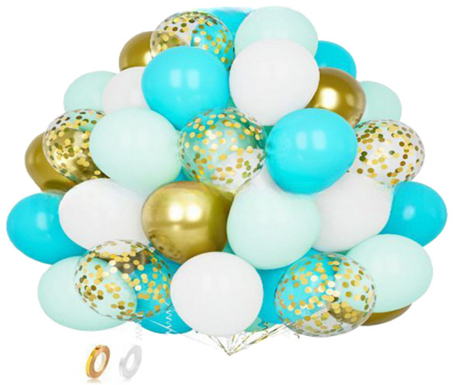 만들하비 컨페티 풍선 30p 세트, 밝은녹색(랜덤발송), 1세트