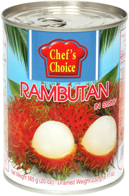 쉐프의초이스푸드 람부탄 과일 통조림, 565g, 1개