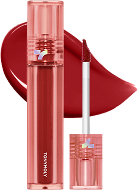 TONYMOLY 完美耀眼唇釉, 07 Burnt Rose Shocking, 1支