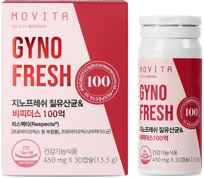 지노프레쉬 질유산균 앤 비피더스 100억, 30정, 1개 - 쿠팡