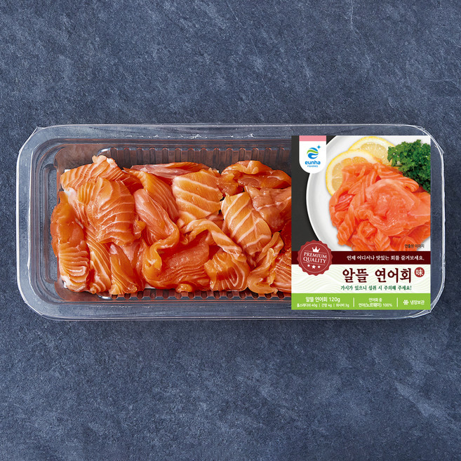 은하수산 알뜰 연어회 (냉장), 1개, 120g