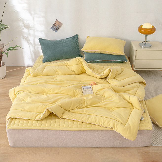 바자르 온버프 저지극세사 차렵이불